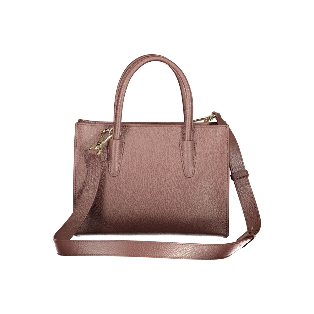 Coccinelle Brown Leather Handbag - Eljoys Fashion 