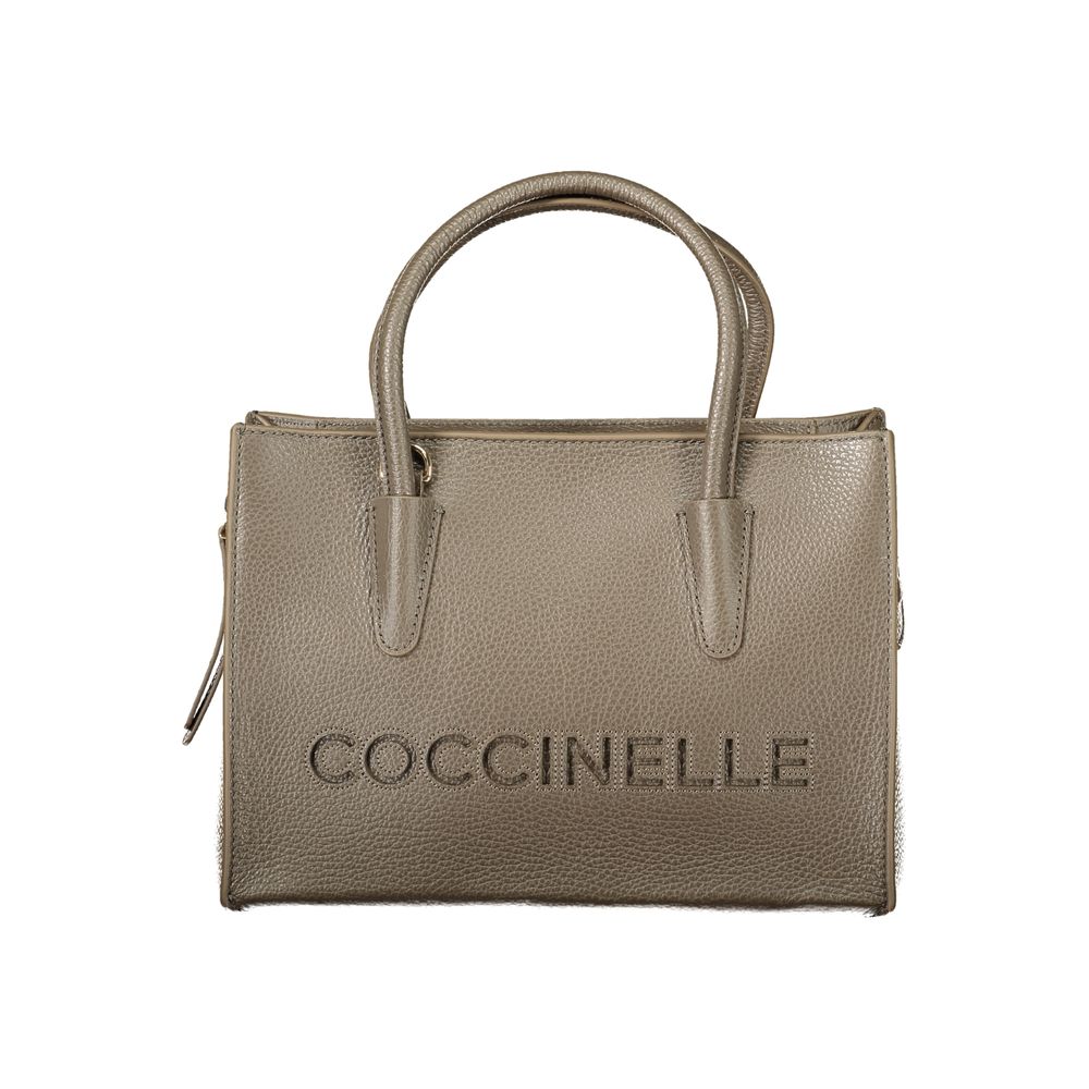 Coccinelle Brown Leather Handbag - Eljoys Fashion 