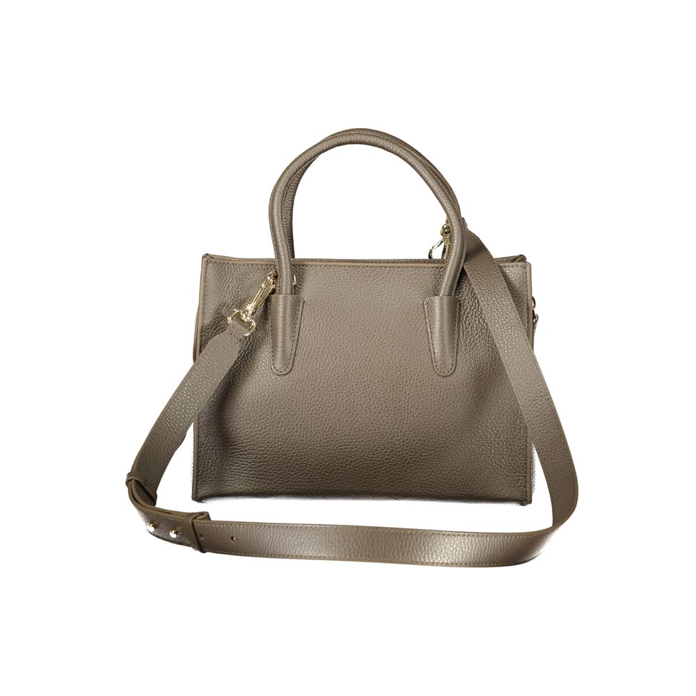 Coccinelle Brown Leather Handbag - Eljoys Fashion 