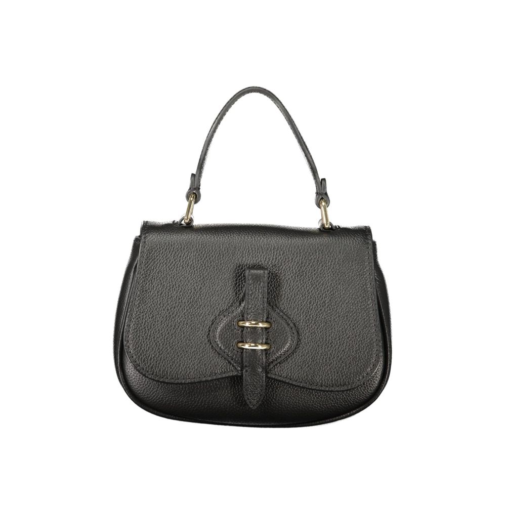 Coccinelle Black Leather Handbag - Eljoys Fashion 