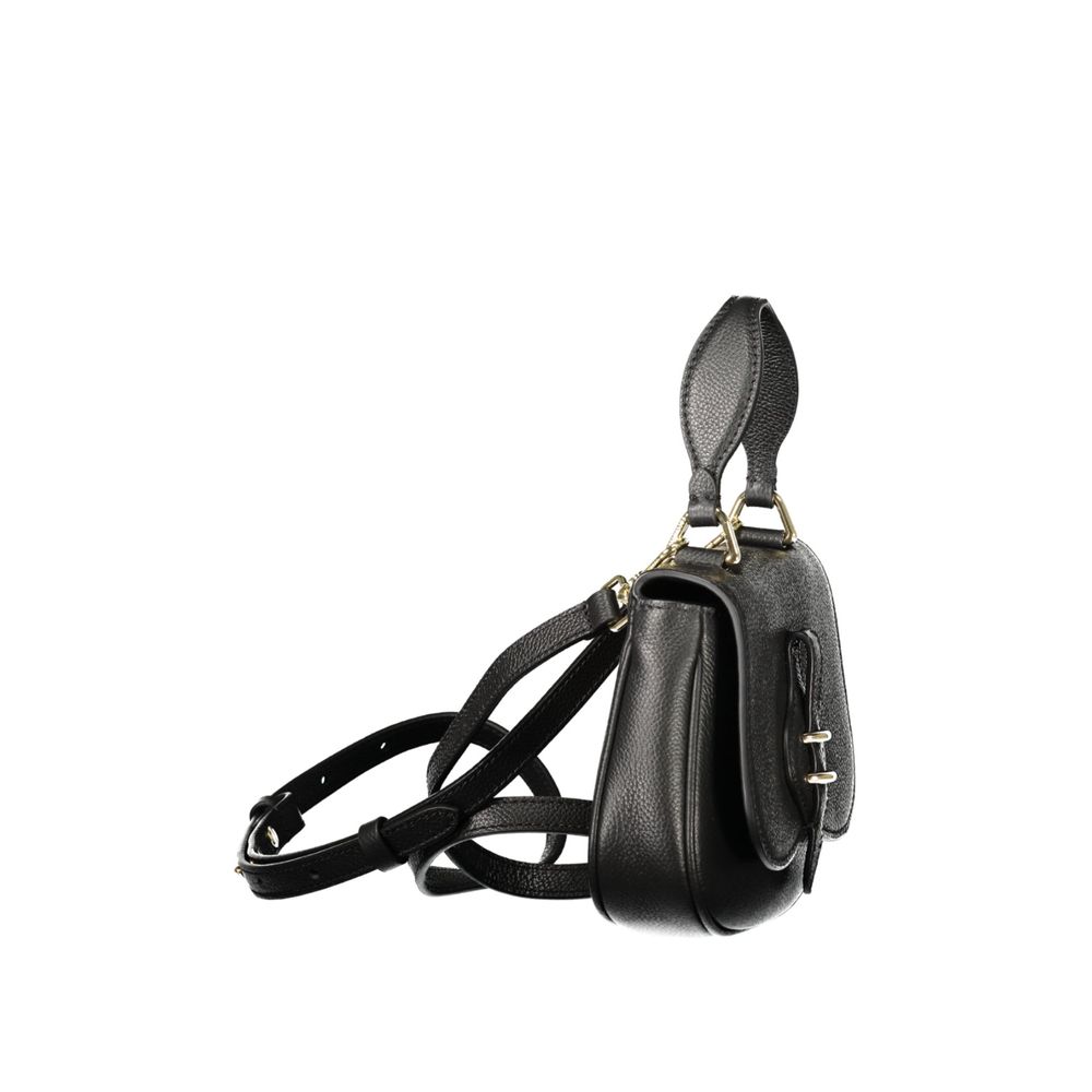Coccinelle Black Leather Handbag - Eljoys Fashion 