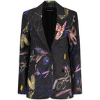 Desigual Black Cotton Blazer - Eljoys Fashion 