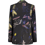Desigual Black Cotton Blazer - Eljoys Fashion 