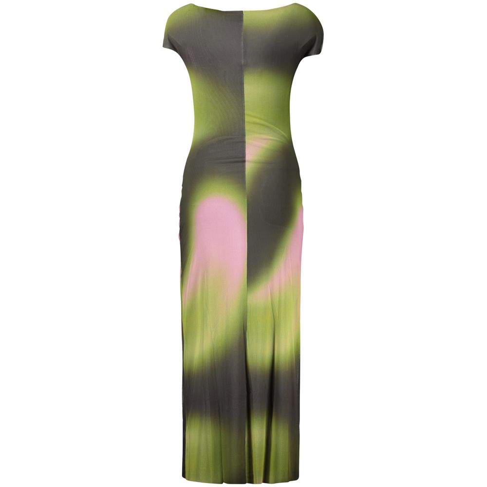 Desigual Green Polyester Casual Dress - Eljoys Fashion 