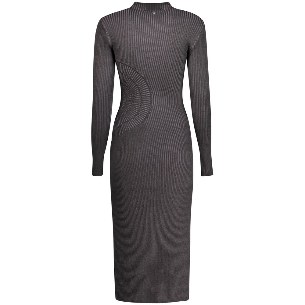 Desigual Black Polyester Casual Dress - Eljoys Fashion 
