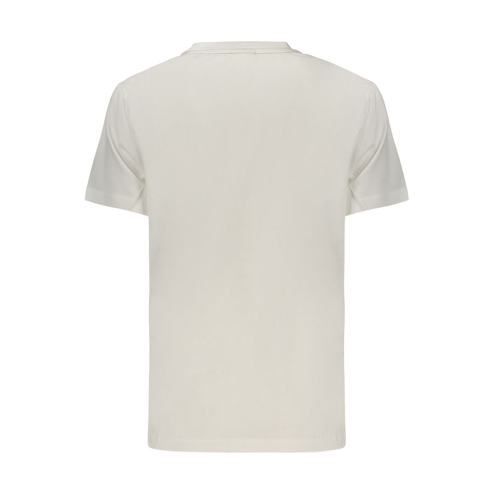 Desigual White Cotton T-Shirt - Eljoys Fashion 