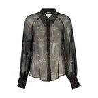 Desigual Black Polyester Blouse - Eljoys Fashion 