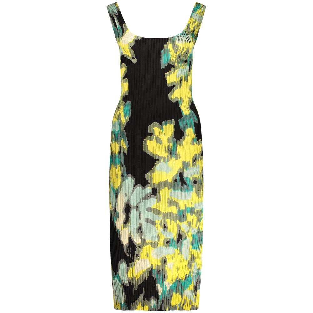 Desigual Black Polyester Casual Dress - Eljoys Fashion 
