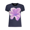 Desigual Blue Cotton T-Shirt - Eljoys Fashion 