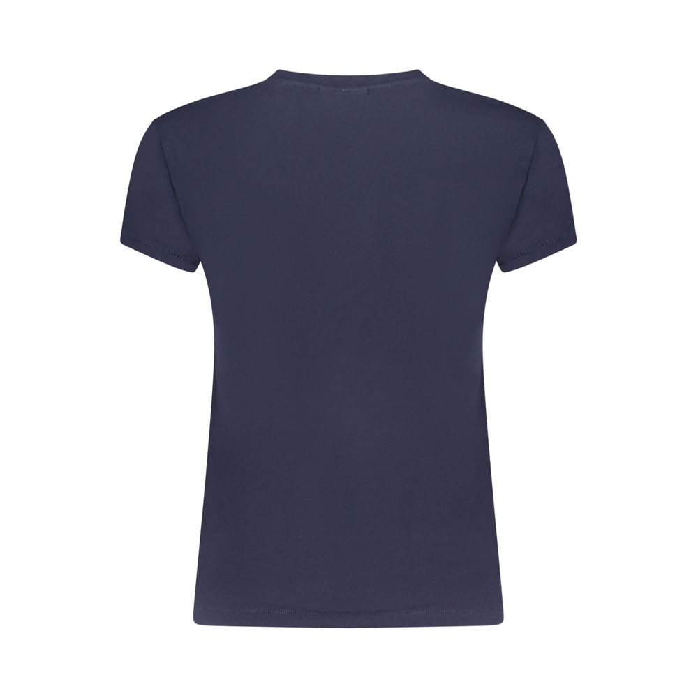 Desigual Blue Cotton T-Shirt - Eljoys Fashion 