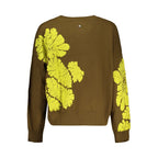 Desigual Green Wool Sweatshirt - Eljoys Fashion 