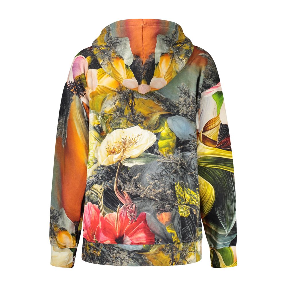 Desigual Gray Cotton Sweatshirt - Eljoys Fashion 