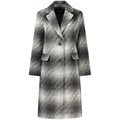 Desigual Gray Wool Coat - Eljoys Fashion 