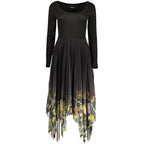 Desigual Black Polyester Casual Dress - Eljoys Fashion 