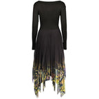 Desigual Black Polyester Casual Dress - Eljoys Fashion 