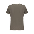 Desigual Gray Cotton T-Shirt - Eljoys Fashion 
