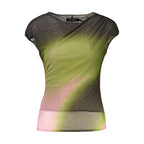 Desigual Green Polyester T-Shirt - Eljoys Fashion 