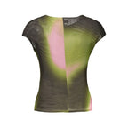 Desigual Green Polyester T-Shirt - Eljoys Fashion 