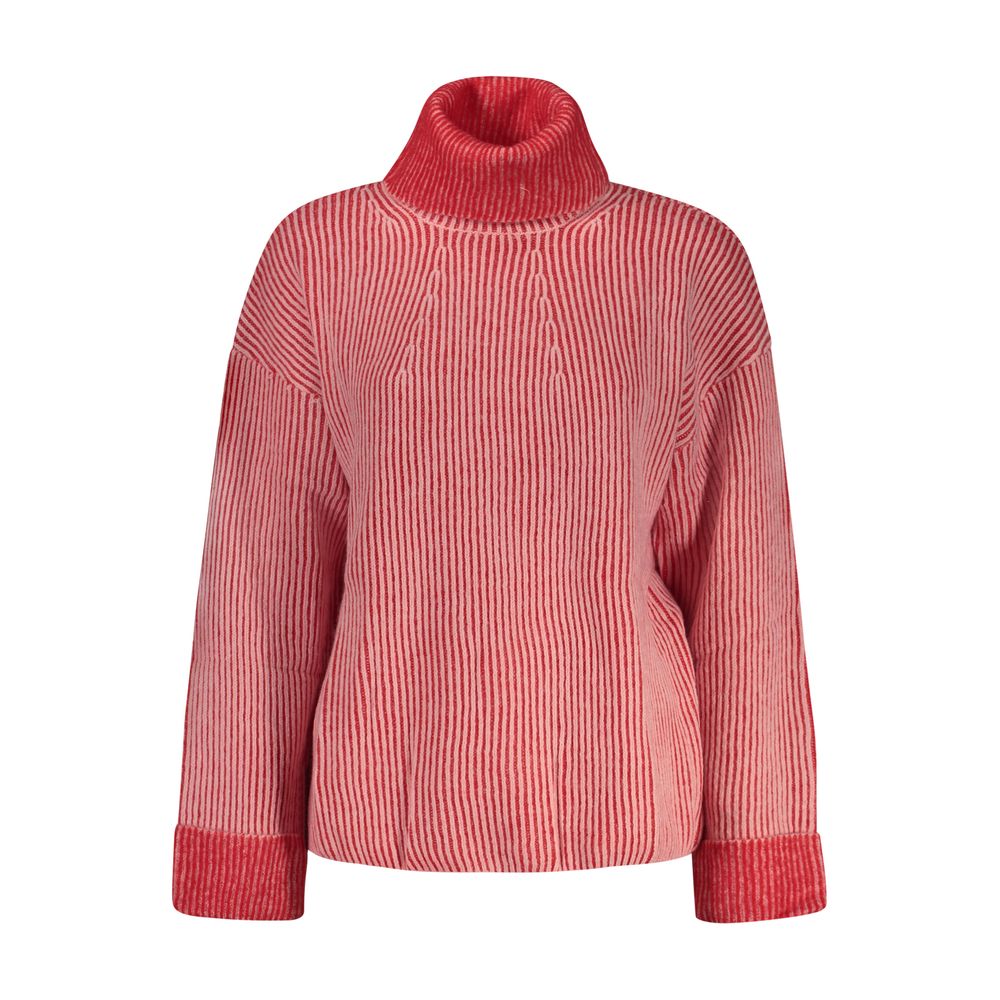 Desigual Red Wool Turtleneck - Eljoys Fashion 