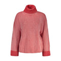 Desigual Red Wool Turtleneck - Eljoys Fashion 