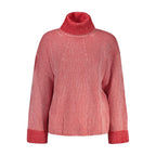 Desigual Red Wool Turtleneck - Eljoys Fashion 