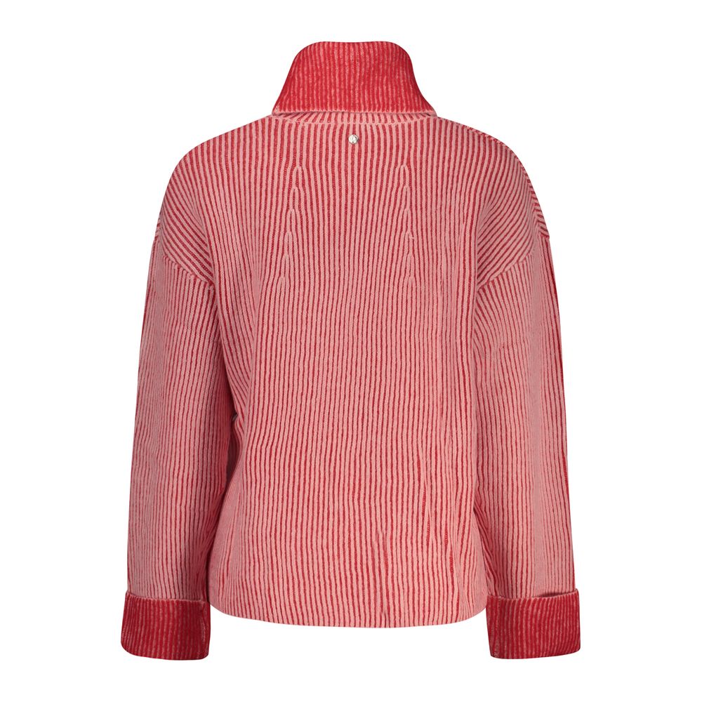 Desigual Red Wool Turtleneck - Eljoys Fashion 