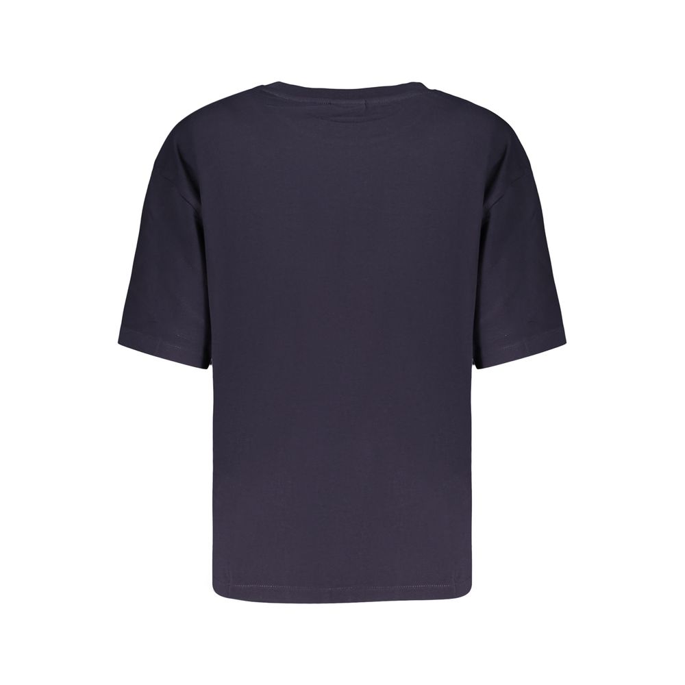 Desigual Blue Cotton T-Shirt - Eljoys Fashion 