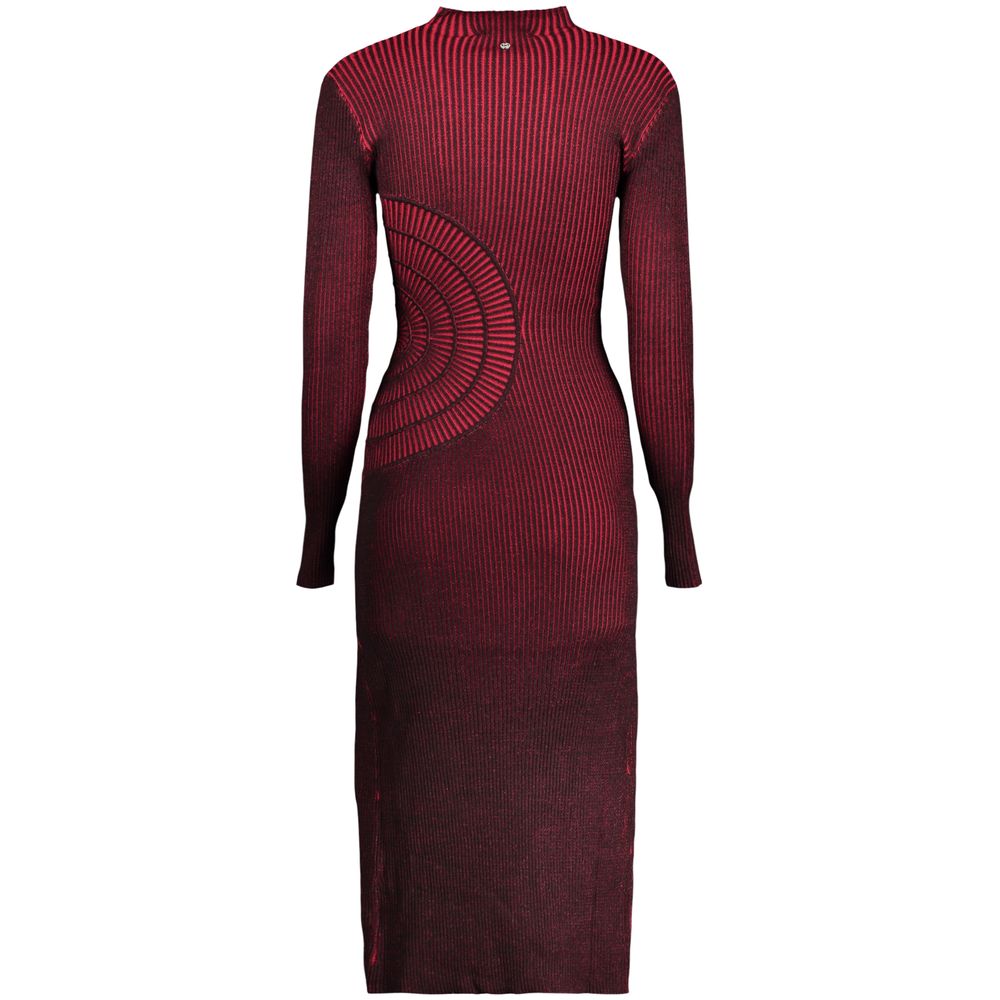 Desigual Red Polyester Casual Dress - Eljoys Fashion 