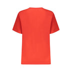 Desigual Red Cotton T-Shirt - Eljoys Fashion 