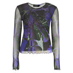 Desigual Blue Polyester T-Shirt - Eljoys Fashion 