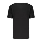 Desigual Black Cotton T-Shirt - Eljoys Fashion 