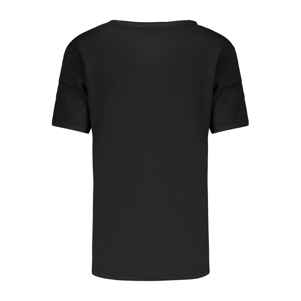 Desigual Black Cotton T-Shirt - Eljoys Fashion 