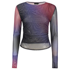 Desigual Blue Polyester T-Shirt - Eljoys Fashion 