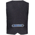 Desigual Blue Cotton Waistcoat - Eljoys Fashion 