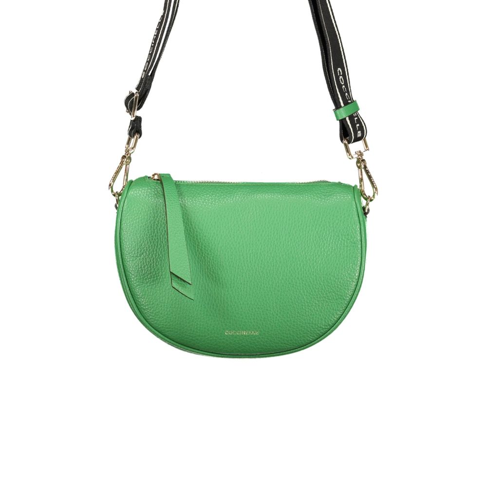 Coccinelle Green Leather Handbag - Eljoys Fashion 