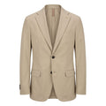 Roberto Pepe Luxury Beige Cotton Men Jacket
