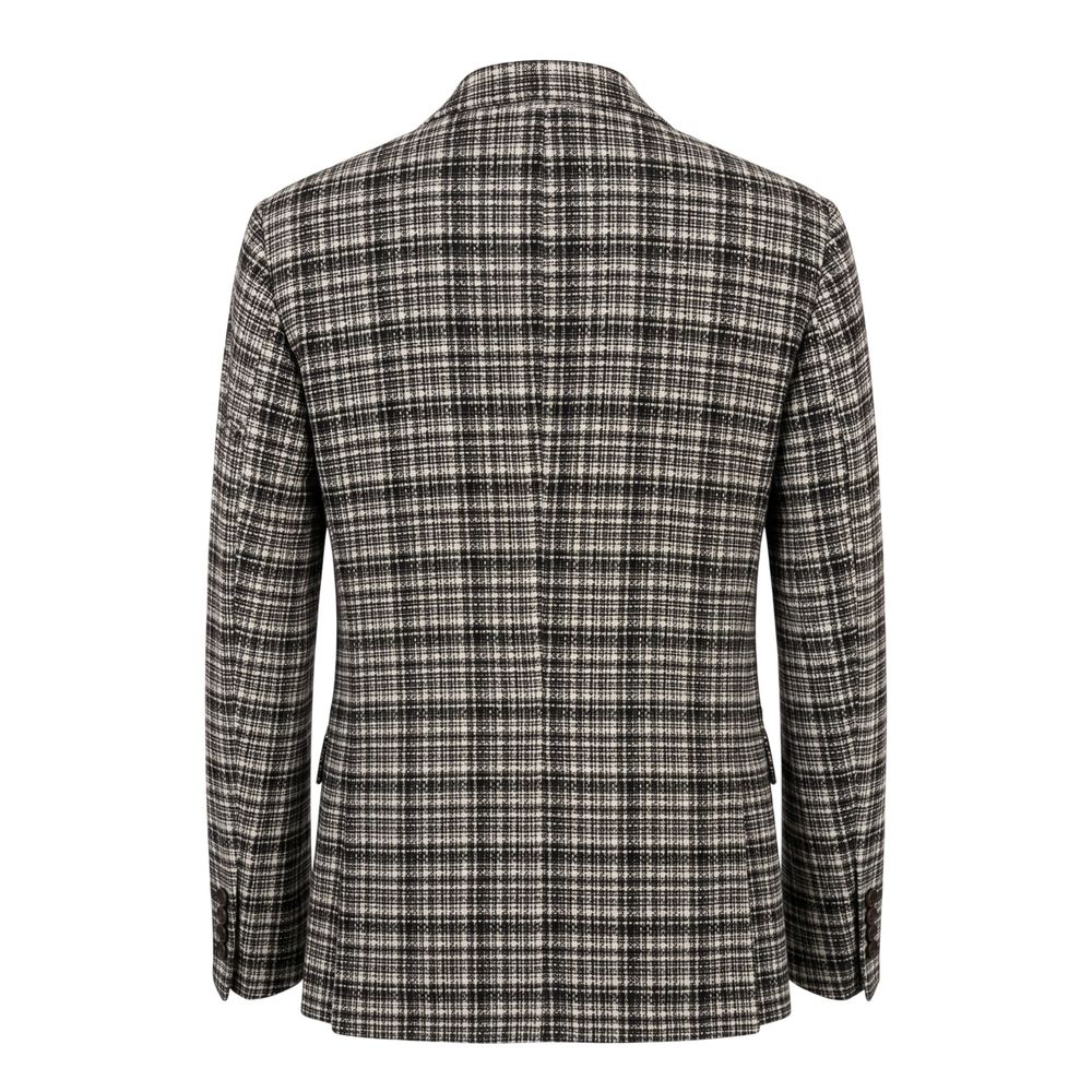 Roberto Pepe Luxury Beige Cotton Men Jacket - Eljoys Fashion 