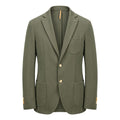 Roberto Pepe Luxury Green Cotton Men's Jacket - Eljoys Fashion 