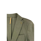 Roberto Pepe Luxury Green Cotton Men's Jacket - Eljoys Fashion 