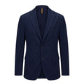 Roberto Pepe Luxury Blue Cotton Men Jacket - Eljoys Fashion 