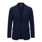 Roberto Pepe Luxury Blue Cotton Men Jacket - Eljoys Fashion 