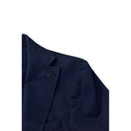 Roberto Pepe Luxury Blue Cotton Men Jacket - Eljoys Fashion 