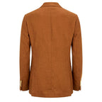 Roberto Pepe Luxury Brown Linen Men's Jacket - Eljoys Fashion 