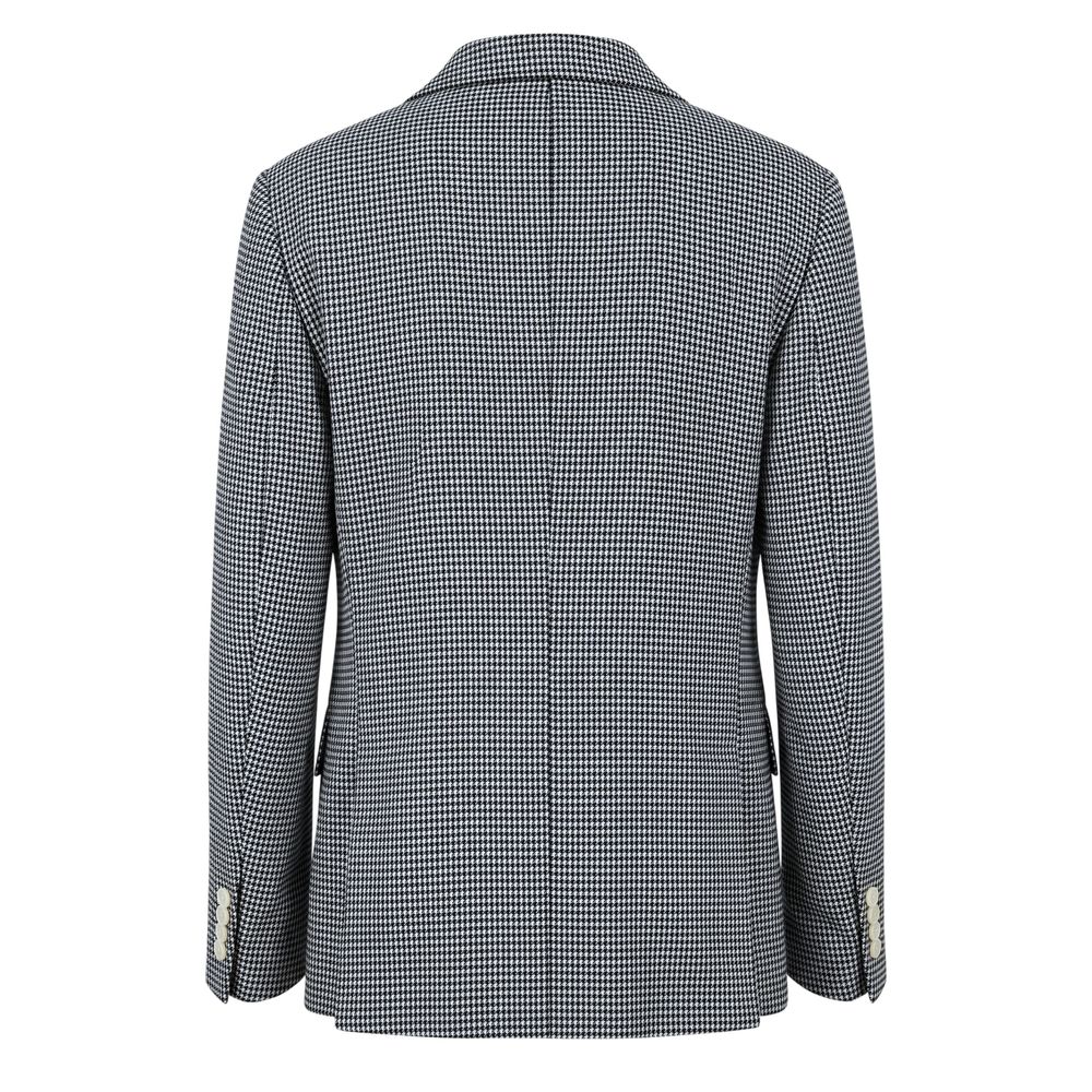 Roberto Pepe Luxury Blue Cotton Men Jacket - Eljoys Fashion 