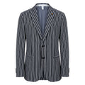 Roberto Pepe Luxury Blue Cotton Men's Jacket - Eljoys Fashion 