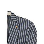 Roberto Pepe Luxury Blue Cotton Men's Jacket - Eljoys Fashion 