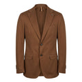Roberto Pepe Luxury Brown Cotton Men's Jacket - Eljoys Fashion 