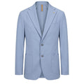 Roberto Pepe Luxury Light Blue Cotton Men Jacket - Eljoys Fashion 