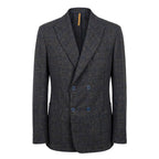 Roberto Pepe Luxury Blue Viscose Men Jacket - Eljoys Fashion 