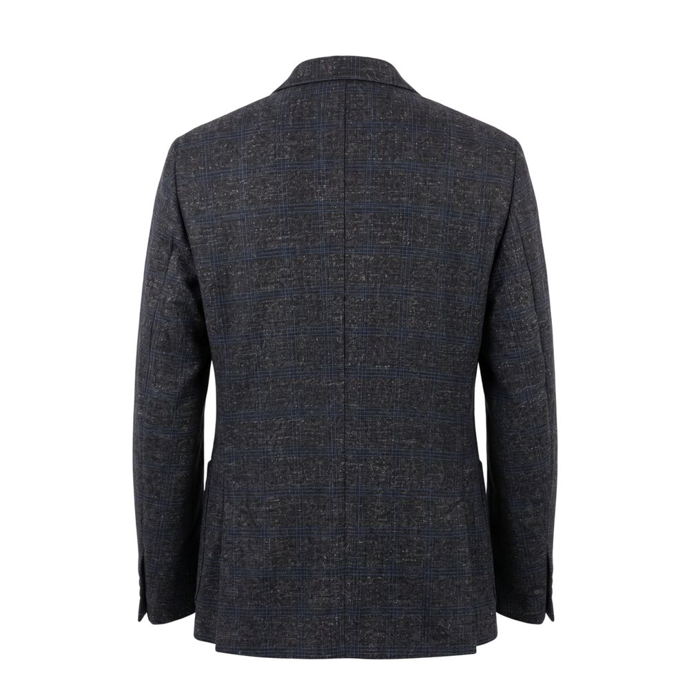 Roberto Pepe Luxury Blue Viscose Men Jacket - Eljoys Fashion 